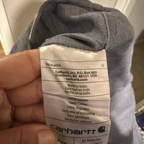 Carhartt Relaxed Fit Short Sleeve Shirt – Durable Comfort & Classic Style - Picture 8 of 8